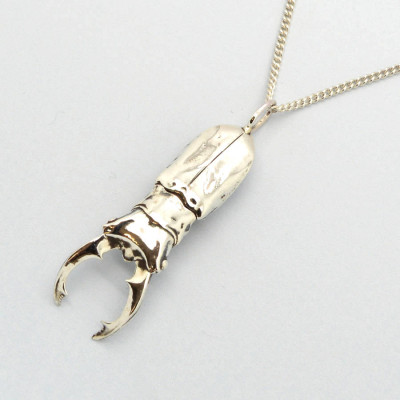 Arma Beetle Pendant - Name My Jewellery