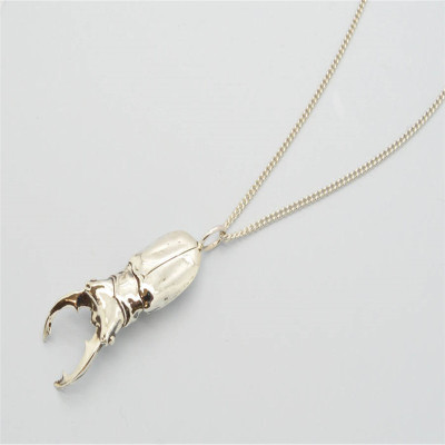 Arma Beetle Pendant - Name My Jewellery