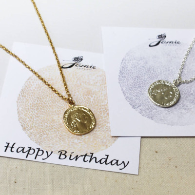 Coin Necklace - Name My Jewellery