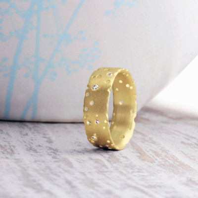 Diamond And 18ct Yellow Gold Ring - Name My Jewellery