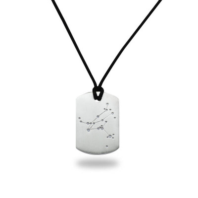 Personalised Constellation Dogtag, Myths From The Gods - Name My Jewellery