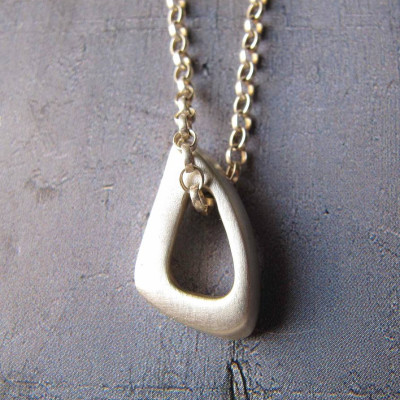 Infinity Triangle Necklace - Name My Jewellery
