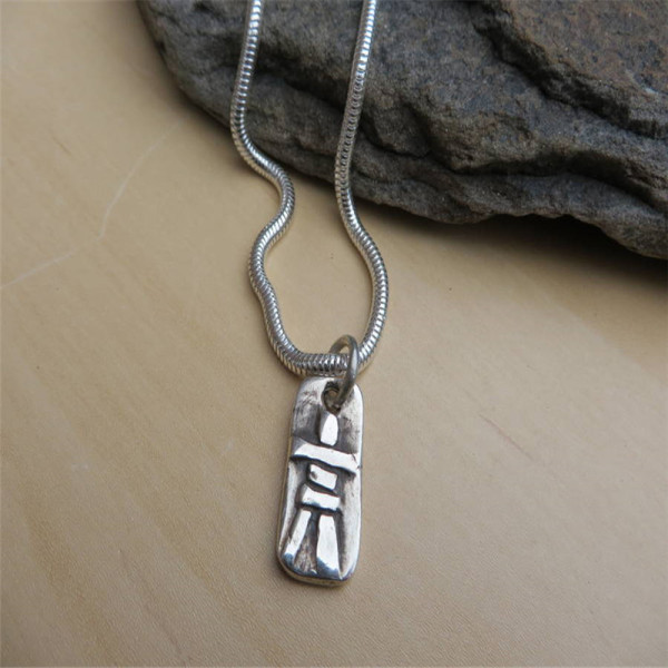 Inukshuk Pendant - Name My Jewellery