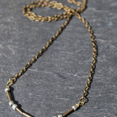 Love Morse Code Necklace - Name My Jewellery