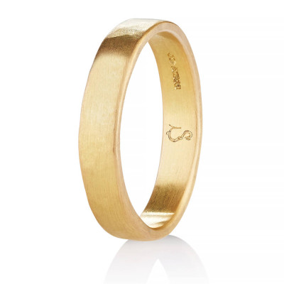 Loki Mens Fairtrade 18ct Gold Wedding Ring - Name My Jewellery