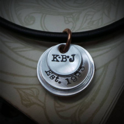 Mens Flippy Disk Necklace - Name My Jewellery