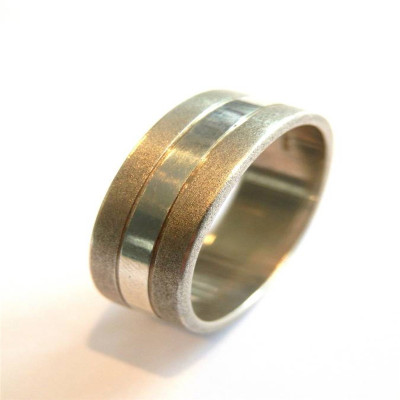 Mens Silver Band Ring - Name My Jewellery