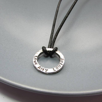 Mini Personalised Dad Necklace - Name My Jewellery