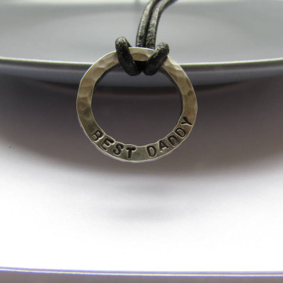Mini Personalised Dad Necklace - Name My Jewellery