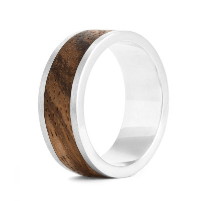 Wood Ring Native Chunk - Name My Jewellery