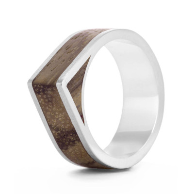 Wood Ring Native Edge - Name My Jewellery