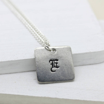 Personalised Old English Style Font Necklace - Name My Jewellery