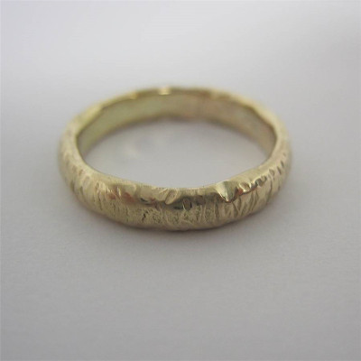 18ct Gold Organic Ring - Name My Jewellery