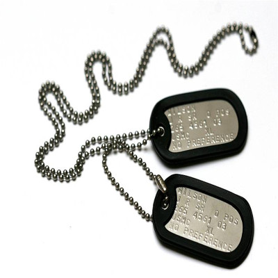 Personalised American Army Dog Tag Necklace - Name My Jewellery