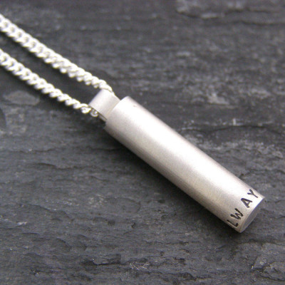 Personalised Bullet Pendant - Name My Jewellery