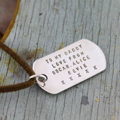 Personalised Dog Tag Necklace - Name My Jewellery