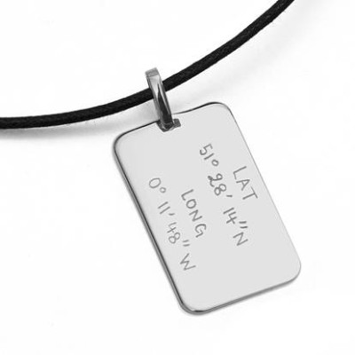 Mens Personalised Dog Tag Necklace - Name My Jewellery