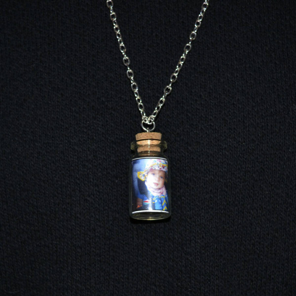 Photo Bottle Charm Necklace - Name My Jewellery