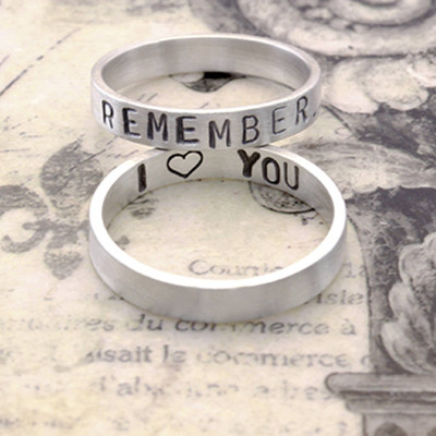 Personalised Remember… Your Story Ring - Name My Jewellery