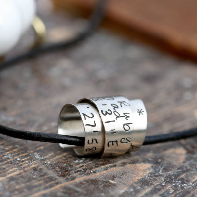 Personalised Secret Scroll Mens Chain - Name My Jewellery