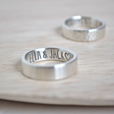 Silver Secret Message Ring - Name My Jewellery