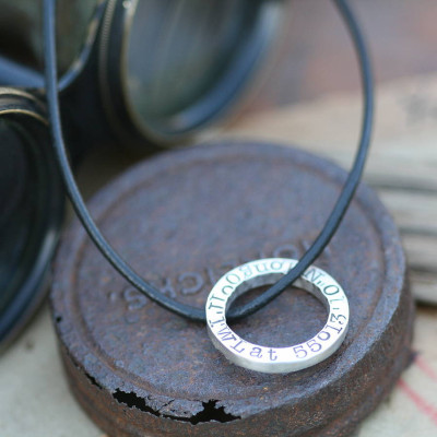 Personalised Time Travellers Mens Chain - Name My Jewellery