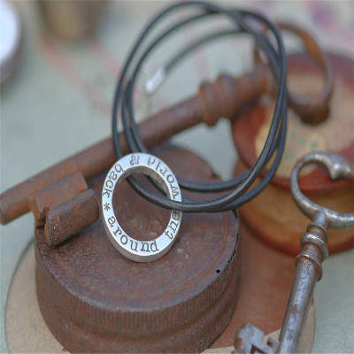 Personalised Time Travellers Mens Chain - Name My Jewellery