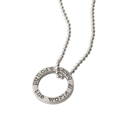Personalised Time Travellers Mens Chain - Name My Jewellery