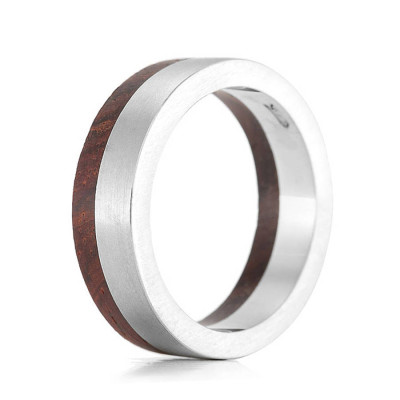 Wood Ring Rivet - Name My Jewellery