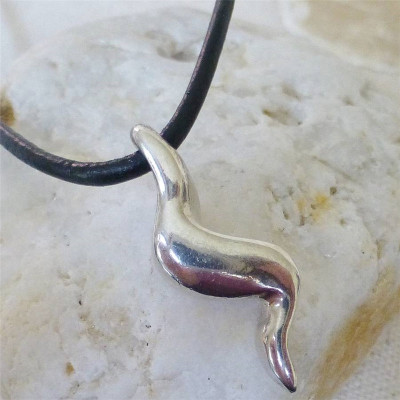 Silver Serpent Necklace - Name My Jewellery