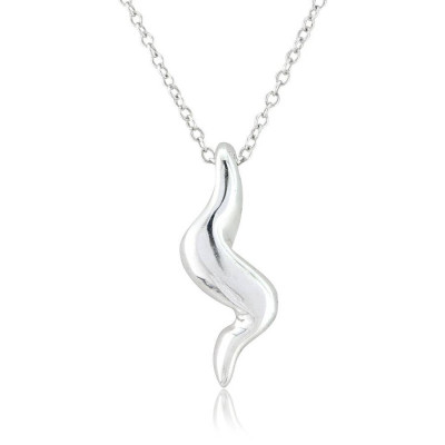 Silver Serpent Necklace - Name My Jewellery