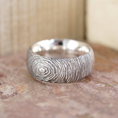 Silver Slate Ring - Name My Jewellery