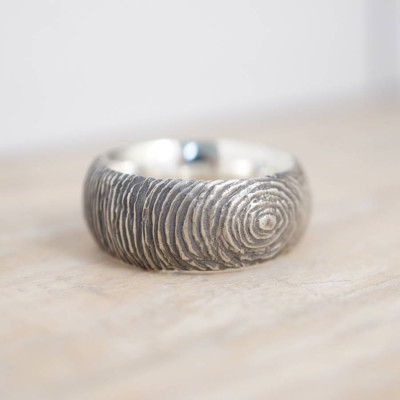 Silver Slate Ring - Name My Jewellery