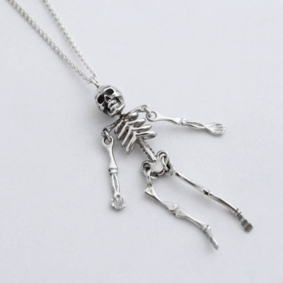 Skeleton Pendant - Name My Jewellery
