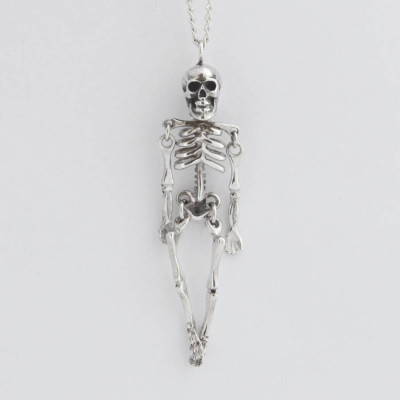 Skeleton Pendant - Name My Jewellery