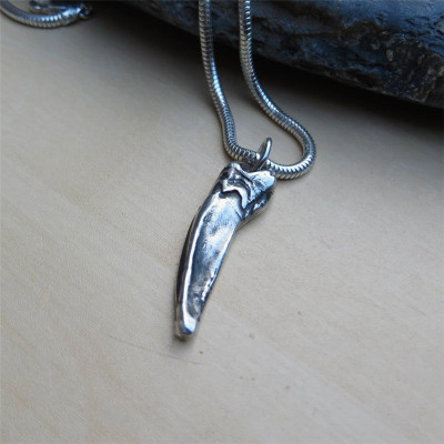 Solid Silver Badger Claw - Name My Jewellery