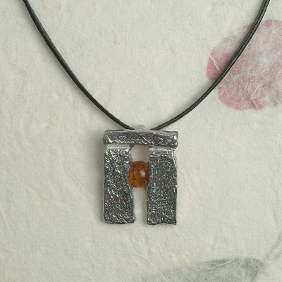 Stonehenge Rising Sun Necklace  - Name My Jewellery