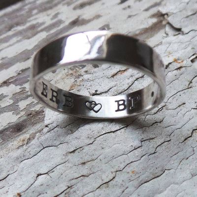 Silver Personalised Ring - Name My Jewellery