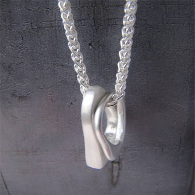 U And Me To Infinity Silver Pendants - Name My Jewellery
