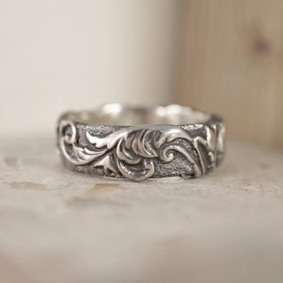 Victorian Scroll Ring - Name My Jewellery