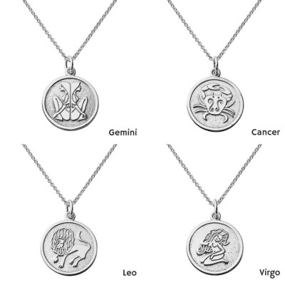 Zodiac Pendant - Name My Jewellery