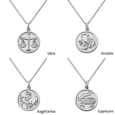 Zodiac Pendant - Name My Jewellery